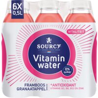 Een afbeelding van Sourcy Vitaminwater framboos granaatappel tray