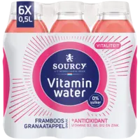Sourcy Vitaminwater framboos granaatapp 6-pack