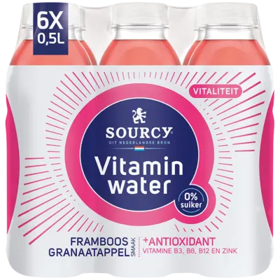 pdp-image-Sourcy Vitaminwater framboos granaatapp 6-pack