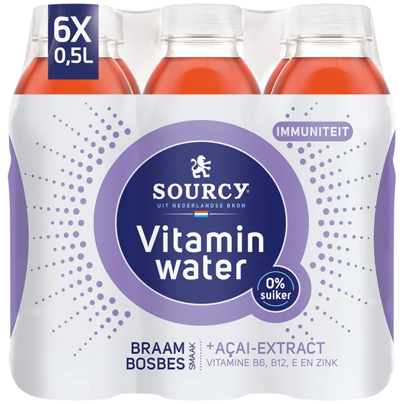 Vitaminwater braam acai 6-pack