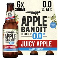 Een afbeelding van Apple Bandit Juicy apple 0.0 cider 6-pack