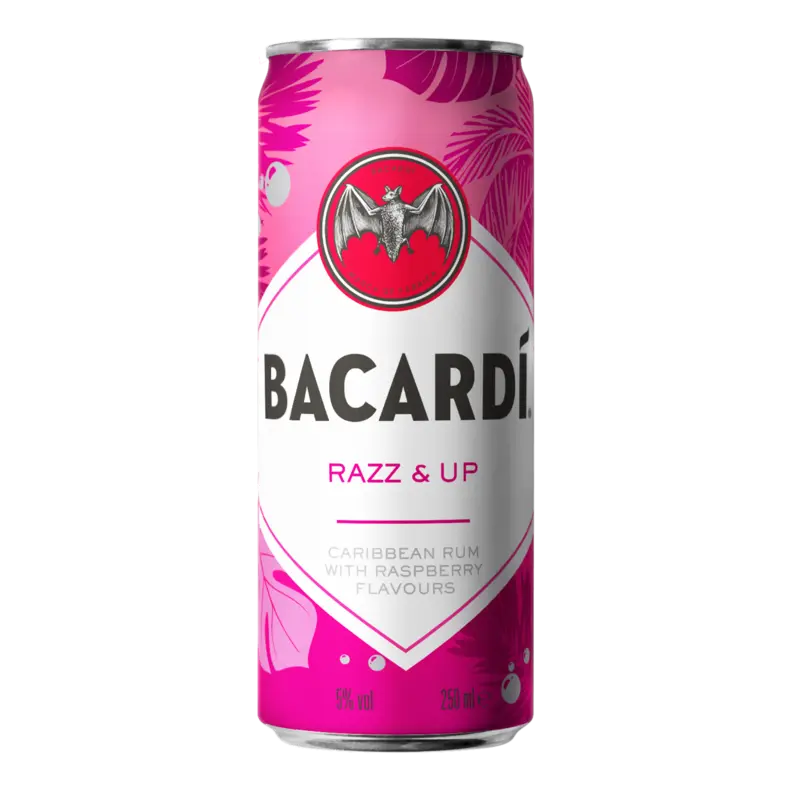 Bacardi Razz & up
