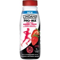 Een afbeelding van Lindahls Pro + milk aardbeismaak
