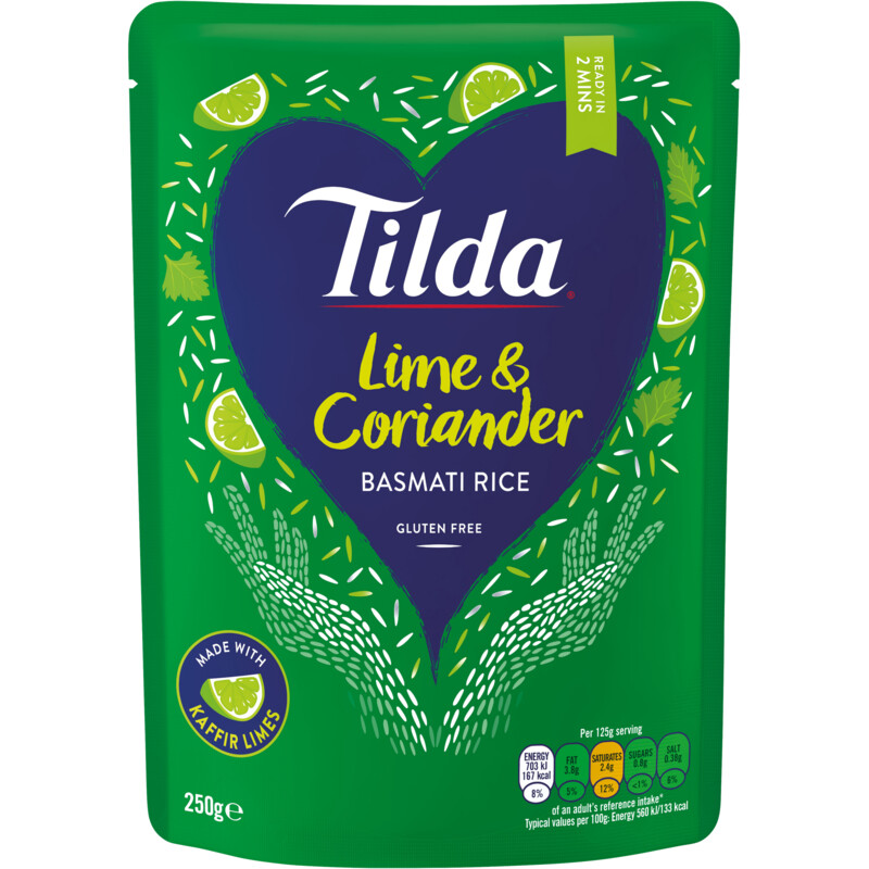 Een afbeelding van Tilda Lime & coriander basmati rice glutenfree