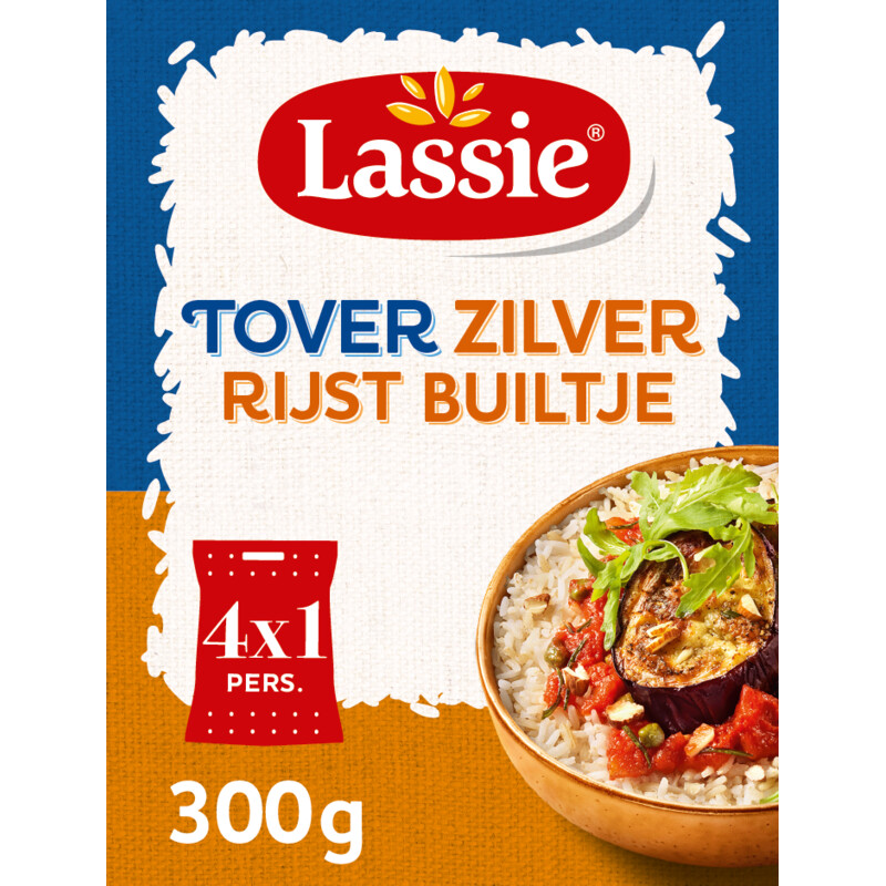 Een afbeelding van Lassie Tover zilver rijst builtje