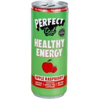 Een afbeelding van Perfect Ted Matcha green tea energy apple raspberry