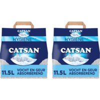 Een afbeelding van Catsan Hygiene Kattenbakvulling 2-pack