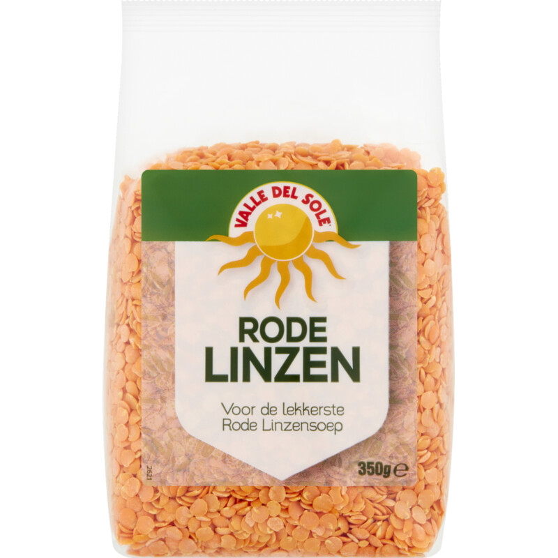 Een afbeelding van Valle del sole Rode splitlinzen