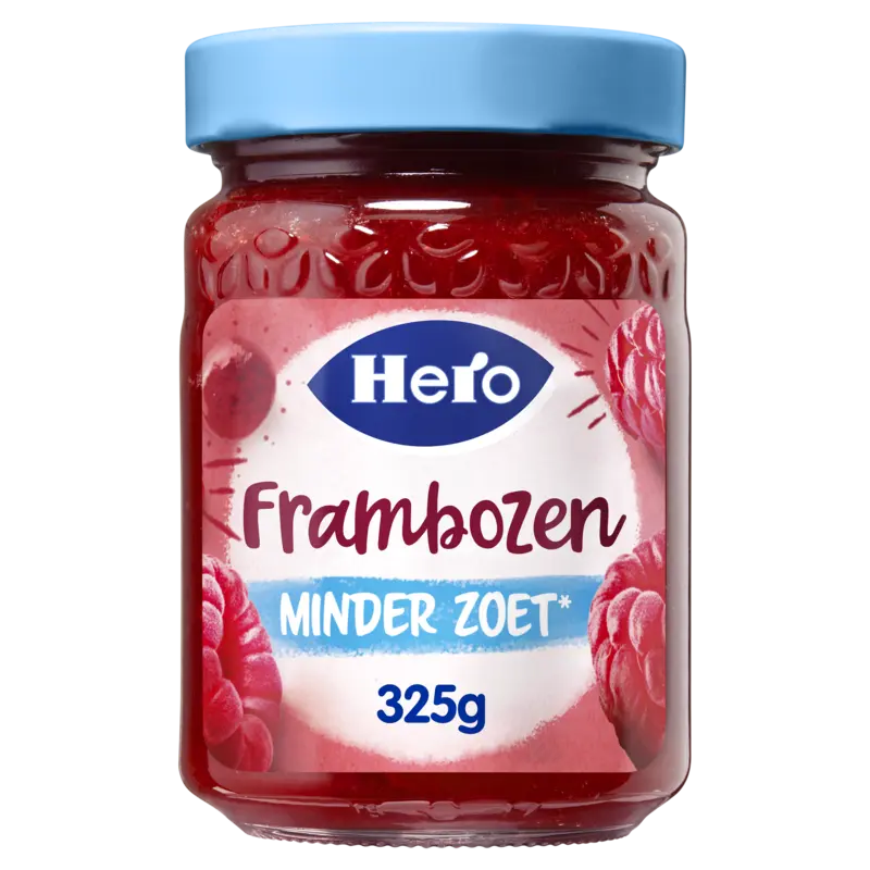 Hero Jam minder zoet frambozen