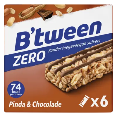 pdp-image-Hero B'tween mueslireep zero pinda chocolade