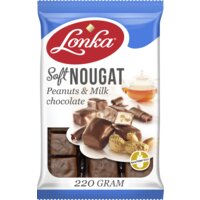Lonka Soft nougat pinda's & melkchocolade