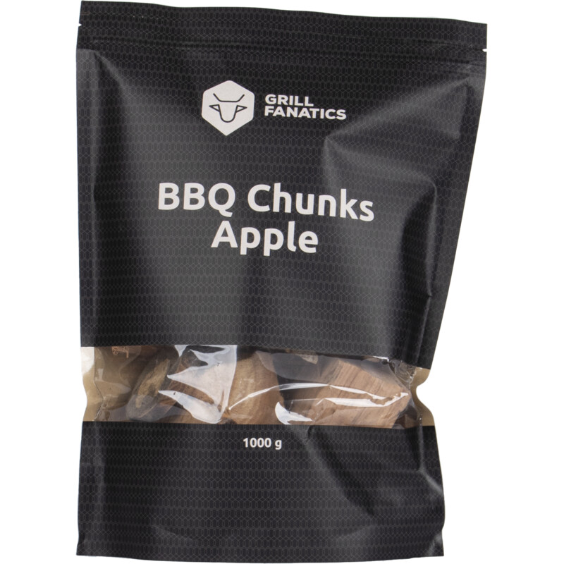 Een afbeelding van Grill Fanatics BBQ chunks appel