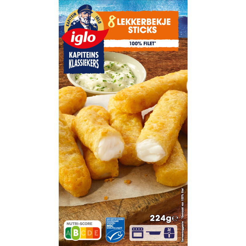 Een afbeelding van Iglo Lekkerbekje sticks