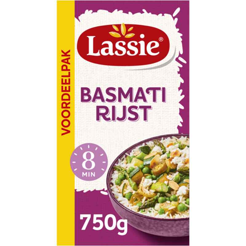 Een afbeelding van Lassie Basmati rijst voordeelpak