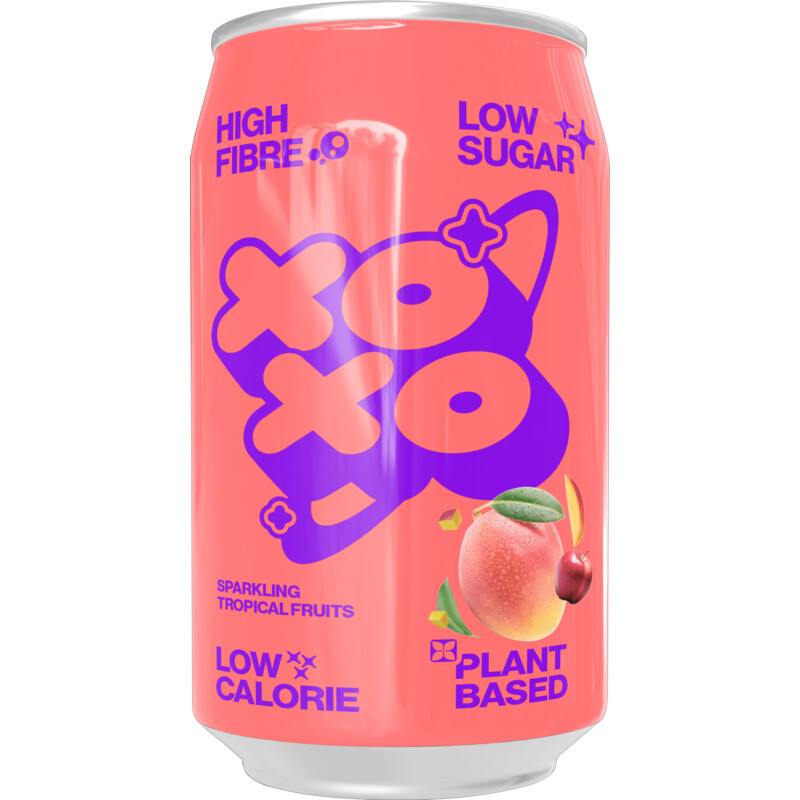 Een afbeelding van Xoxo Sparkling tropical fruits
