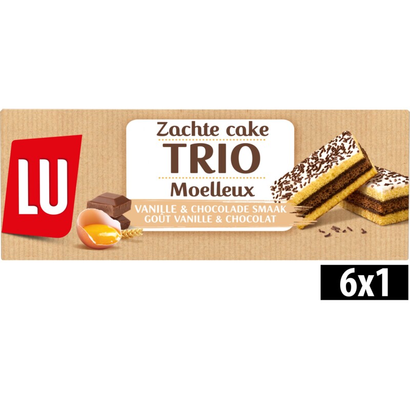 LU Zachte cake trio moelleux