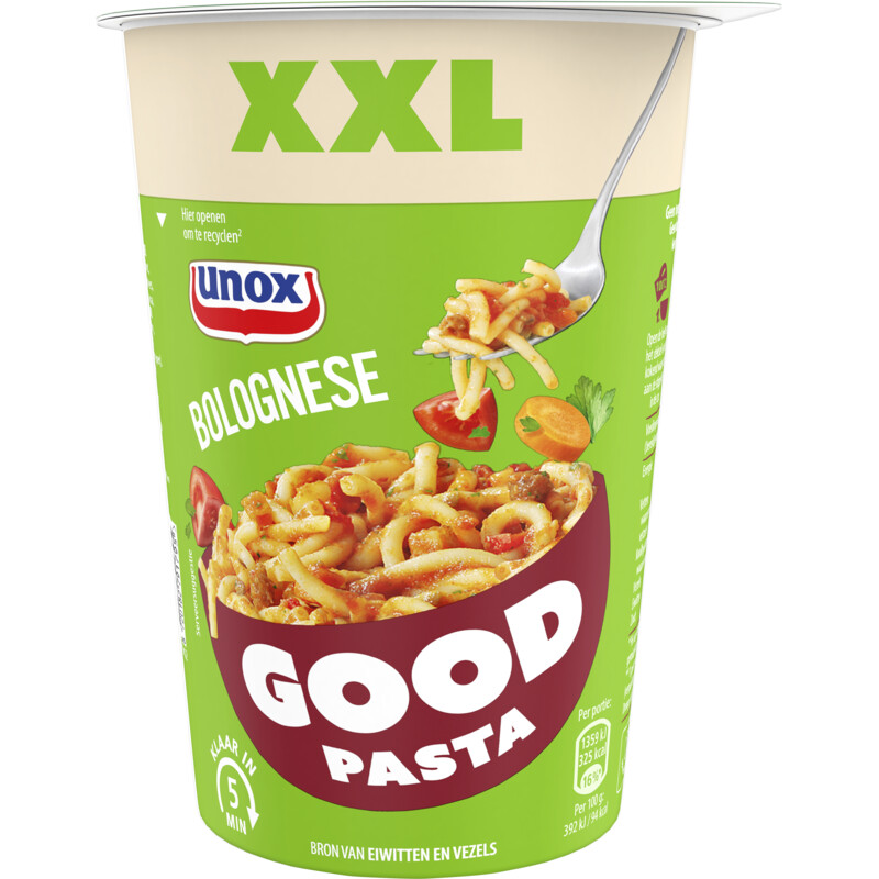 Een afbeelding van Unox Good pasta bolognese XXL