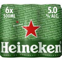 Een afbeelding van Heineken Premium pilsener 6-pack
