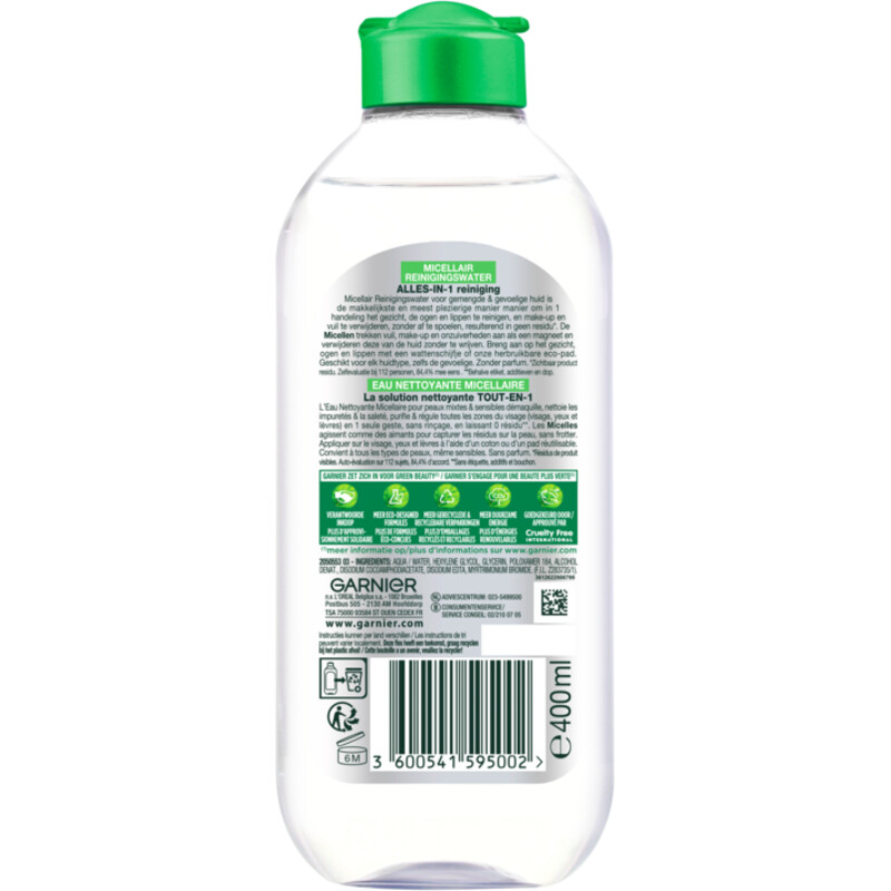 Een afbeelding van Garnier Skin Naturals solution micellair water