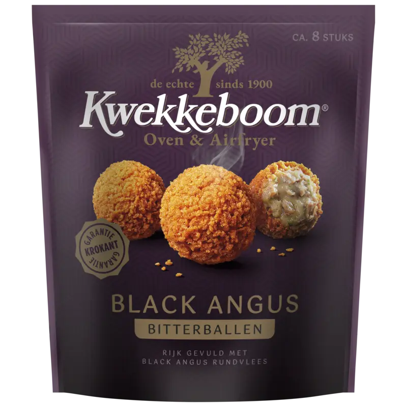 Kwekkeboom Oven & airfryer black angus bitterballen