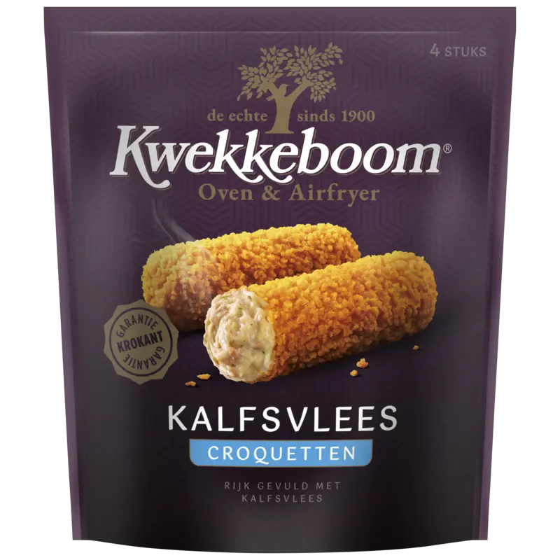 Kwekkeboom Oven en airfryer kalfsvlees croquetten
