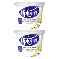Optimel magere kwark vanille 2-pack