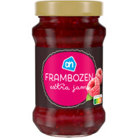 Een afbeelding van AH Extra jam frambozen