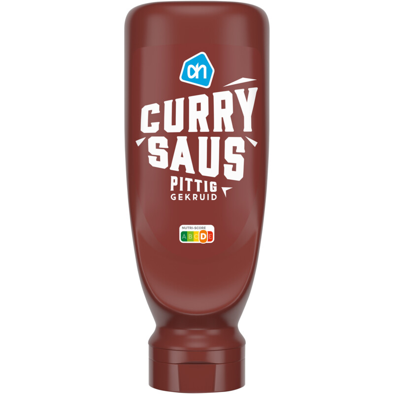 Een afbeelding van AH Curry saus pittig gekruid