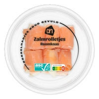 AH Zalmrolletjes met roomkaas