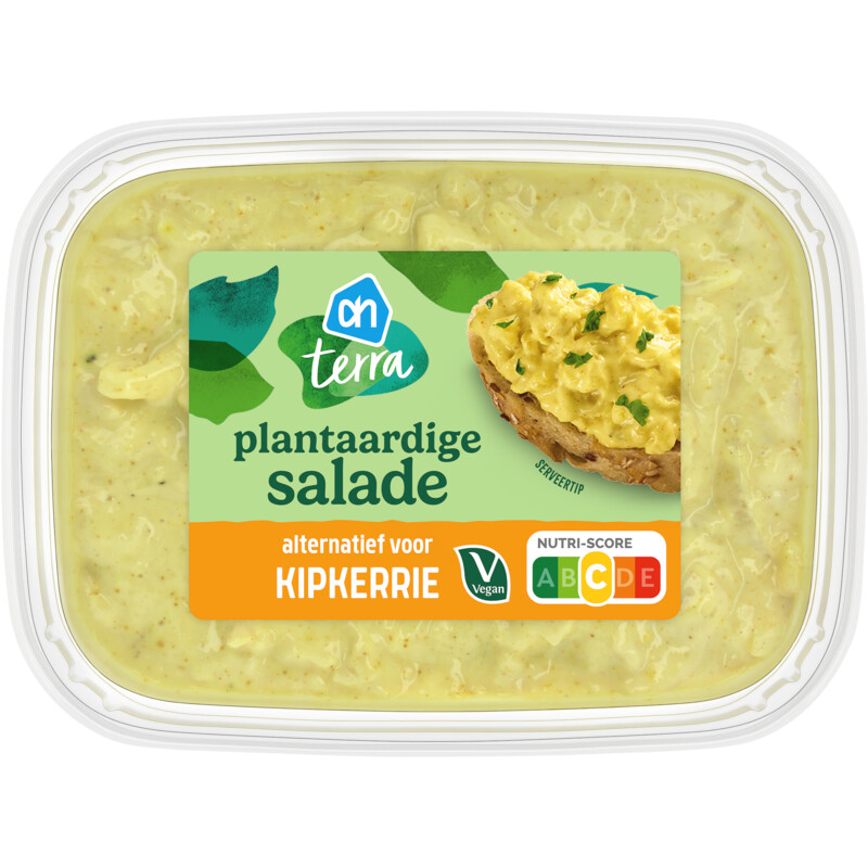 Een afbeelding van AH Terra Plantaardige salade kipkerrie