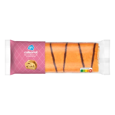 pdp-image-AH Cakerol met aardbeien en crèmevulling