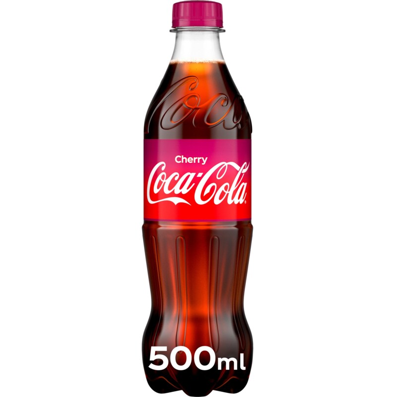 Een afbeelding van Coca-Cola Cherry fles