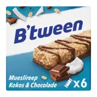 Hero B'tween mueslireep kokos & chocolade