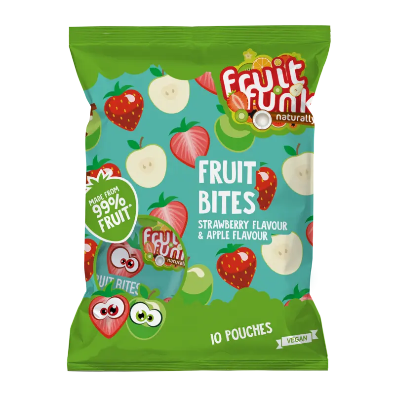 Fruit bites strawberry & apple