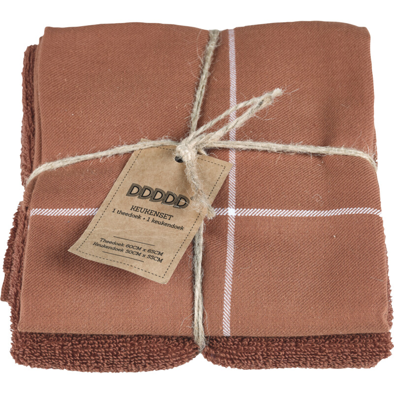 Een afbeelding van DDDDD Keukenset ruit brique