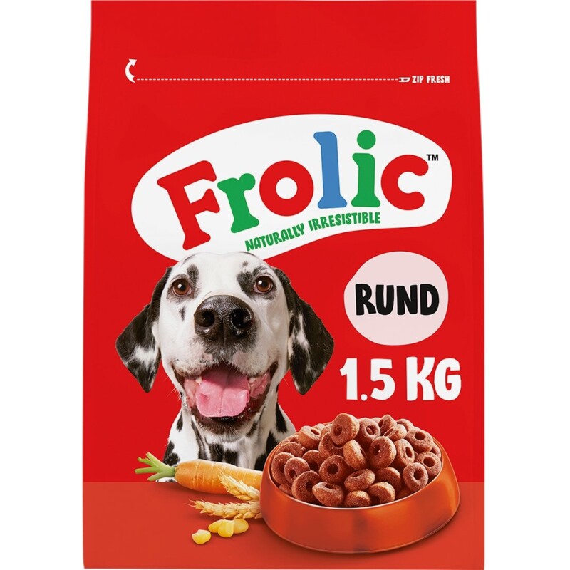 Een afbeelding van Frolic Hondenbrokken rund en granen