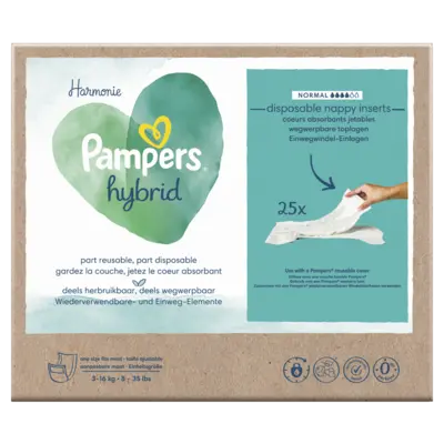 pdp-image-Pampers Harmonie hybrid wegwerpbare toplaag