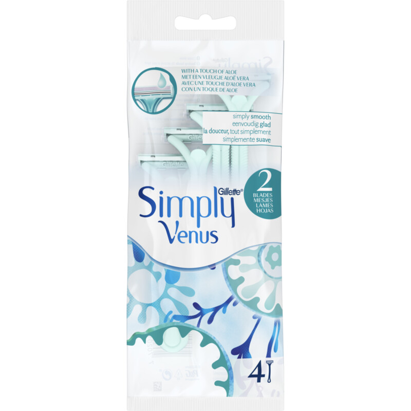 Een afbeelding van Gillette Venus simply 2 wegwerpmesjes