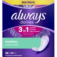 Een afbeelding van Always Fresh normal 0% perfume inlegkruisje