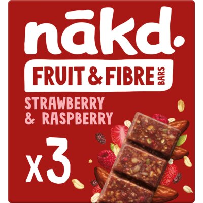 pdp-image-Nakd. Fruit & fibre bars strawberry raspberry