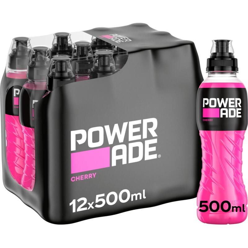 Een afbeelding van Powerade Cherry 12-pack