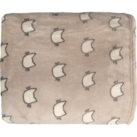 Afbeelding van Tutti home Plaid kat taupe 130x170cm