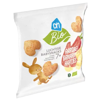 pdp-image-AH Biologisch Luchtige babysnacks aardbei banaan 7m+