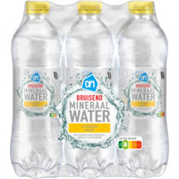 Een afbeelding van AH Bruisend mineraalwater citroen 6-pack