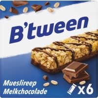 Een afbeelding van Hero B'tween mueslireep melkchocolade