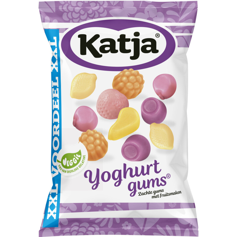Een afbeelding van Katja Yoghurtgums XXL voordeel