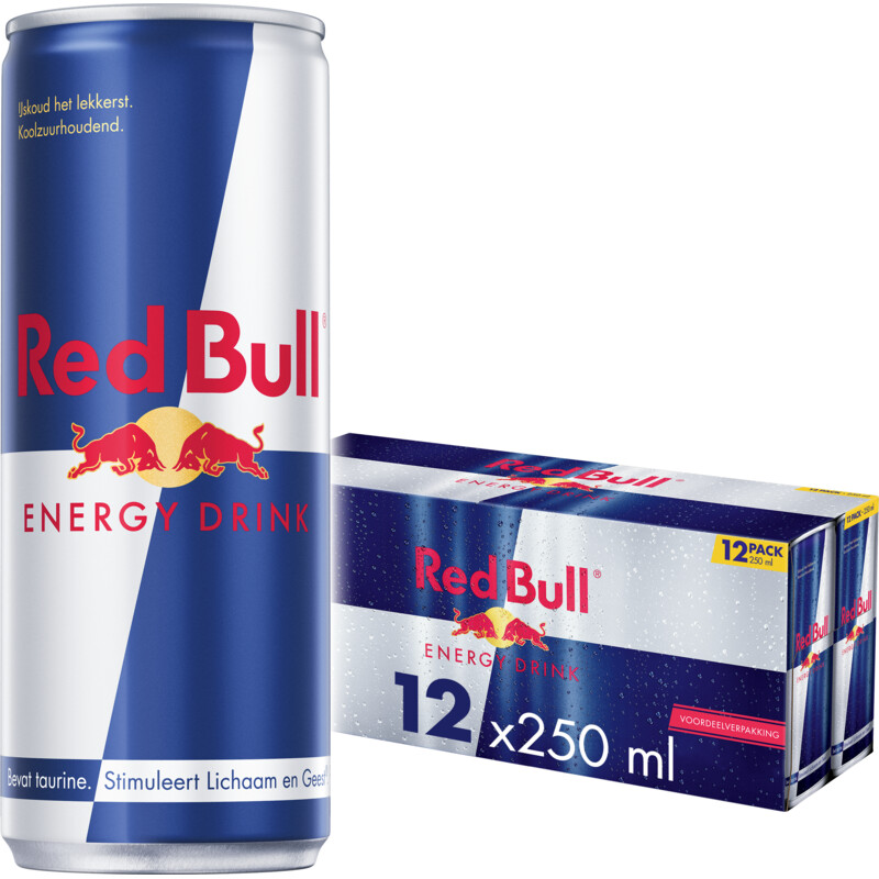Een afbeelding van Red Bull Energy drink 12-pack voordeelverpakking