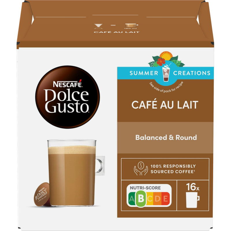 Een afbeelding van Nescafé Dolce Gusto Café au lait capsules