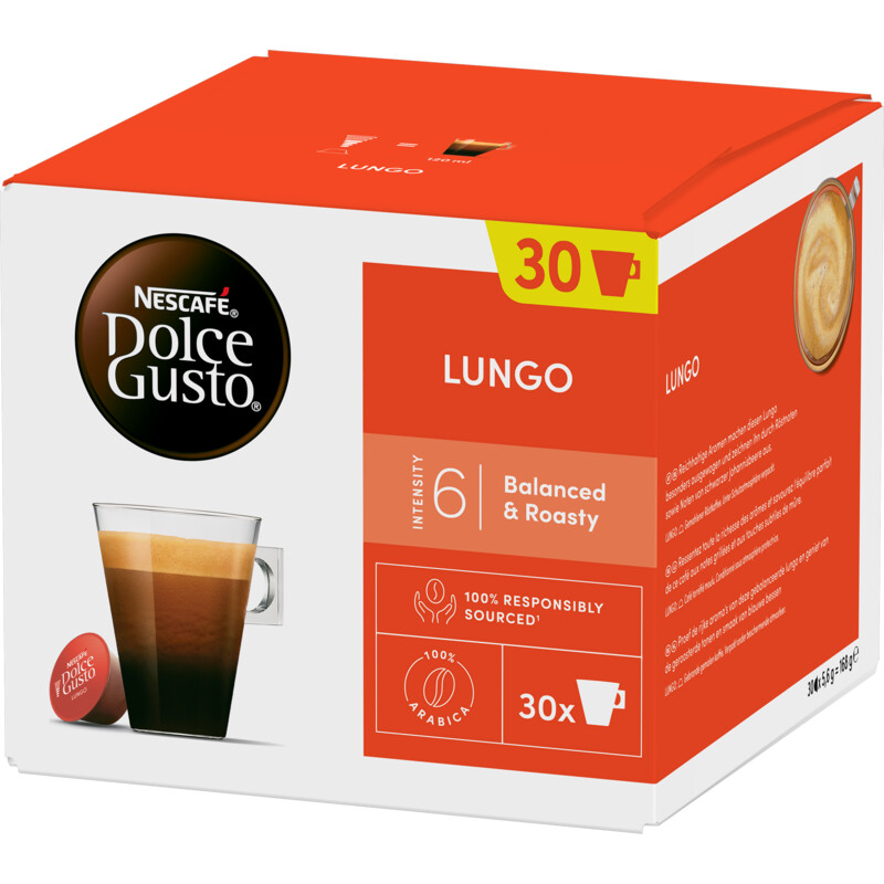 Een afbeelding van Nescafé Dolce Gusto Lungo capsules