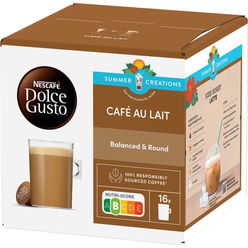 Een afbeelding van Nescafé Dolce Gusto Café au lait capsules
